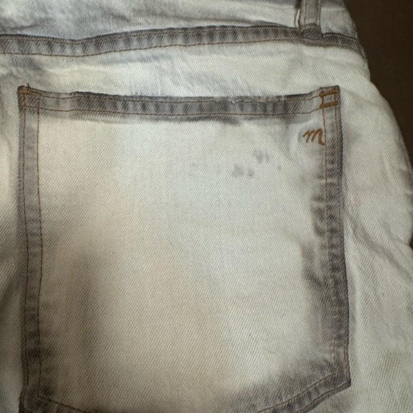 MADEWELL The Perfect Vintage Wide Leg Crop Jeans Women's SZ 29 Blue Light Wash - Picture 10 of 17